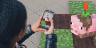 Minecraft AR game revealed in Microsoft video