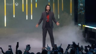 CD Projekt gifts Cyberpunk 2077 to fan who heckled Keanu Reeves