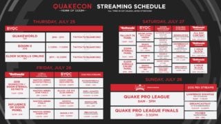 QuakeCon 2019 sessions and streaming schedule detailed