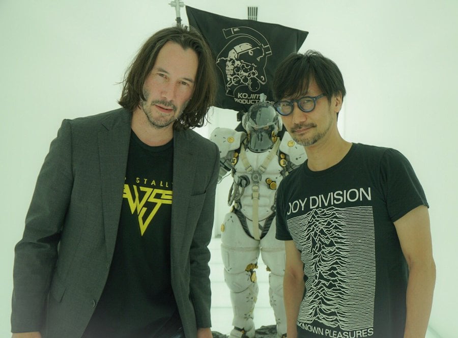 Legendary Game Designer Hideo Kojima Teases Keanu Reeves Partnership For Death  Stranding 2 - DMARGE