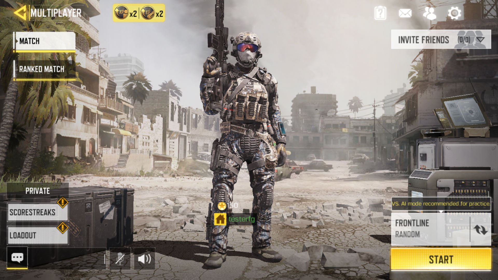 CALL OF DUTY : MOBILE GARENA Gameplay Multiplayer Front Line