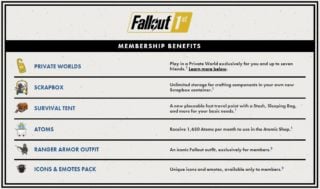 Fallout 76 adds a premium subscription model for private worlds