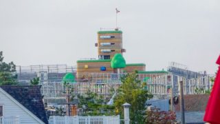 Nintendo theme park images show construction progress