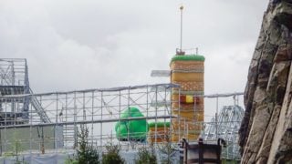 Nintendo theme park images show construction progress