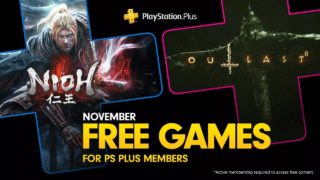 Nioh and Outlast 2 are November’s PlayStation Plus games