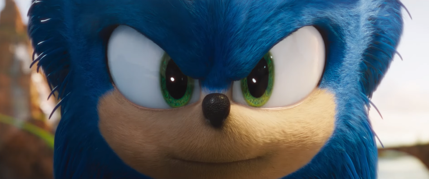 Why was Sonic The Hedgehog's original movie design changed?