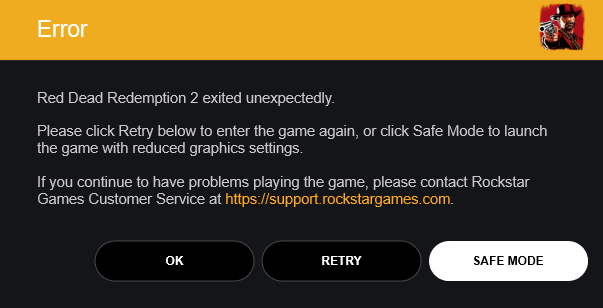 Red Dead 2 exited unexpectedly fix reported | VGC