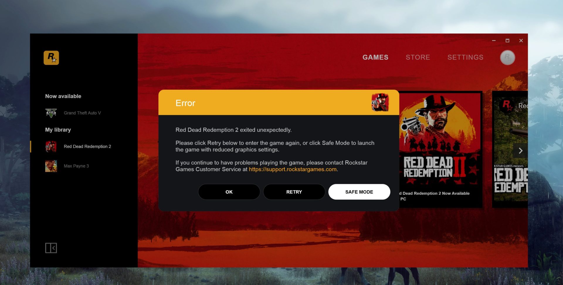 the rockstar game launcher failed to initialize the rockstar game launcher failed to initialize