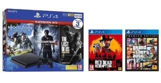 PS4 with 5 blockbuster games is £230 at Amazon