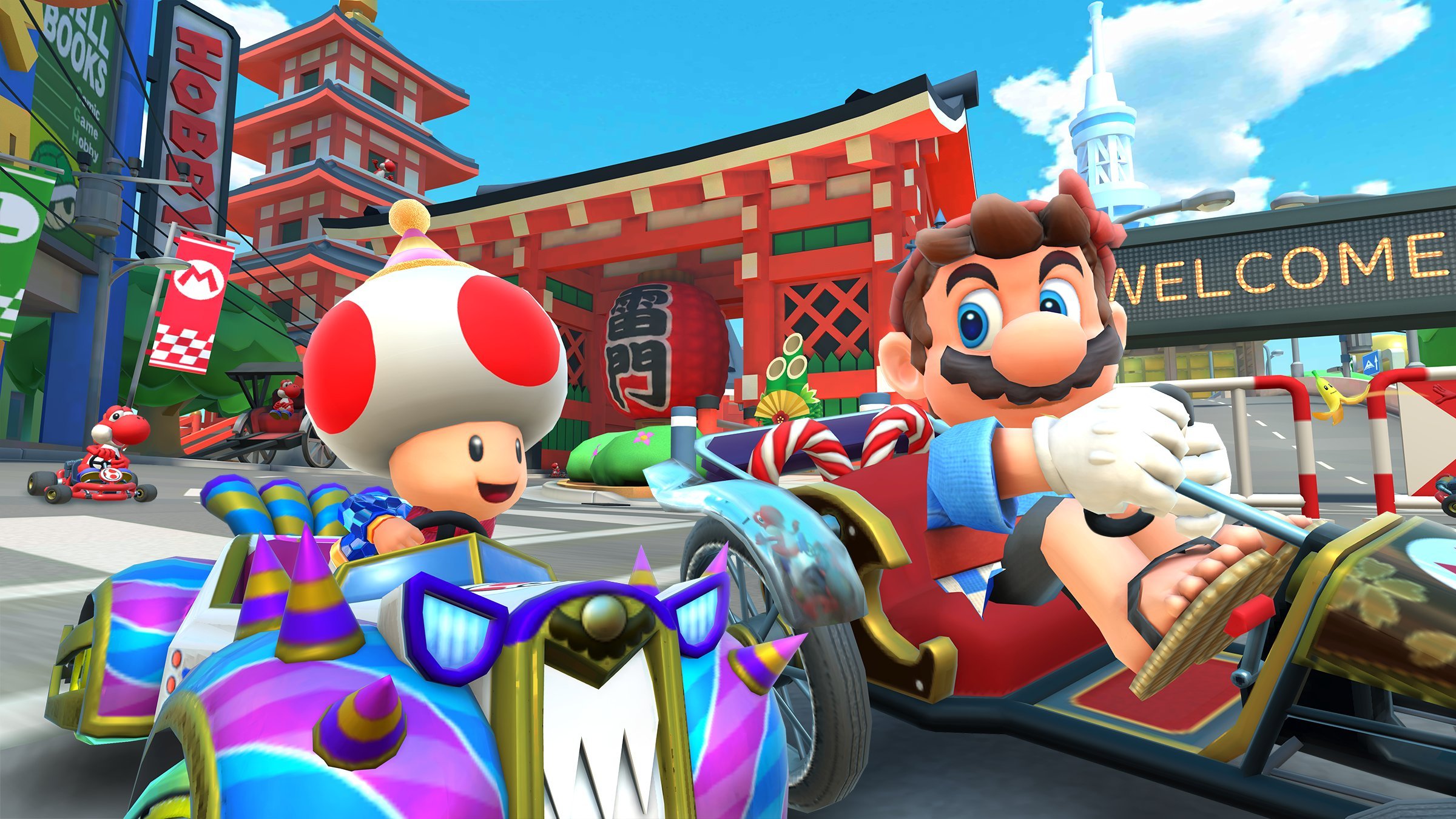 Mario Kart Tour - All Characters, Karts & Gliders (2020) 