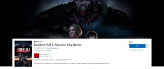 The Resident Evil 3 demo is available now via region change