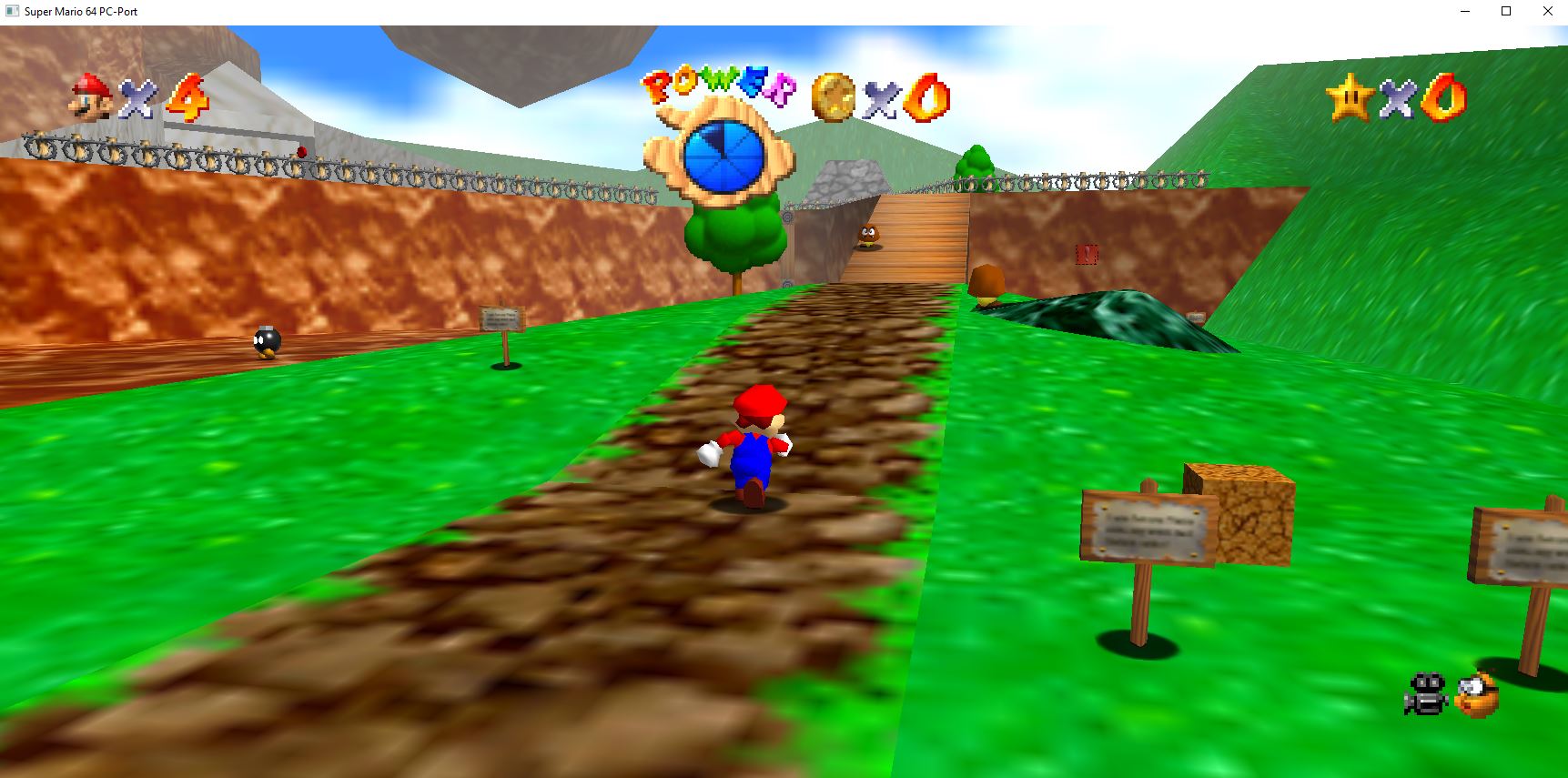 A fully functioning Mario 64 PC port has been released