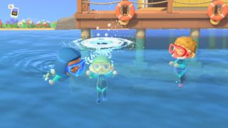 Animal Crossing’s first summer update adds swimming, diving and new characters