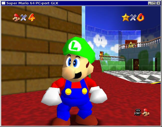 A fully functioning Mario 64 PC port has been released