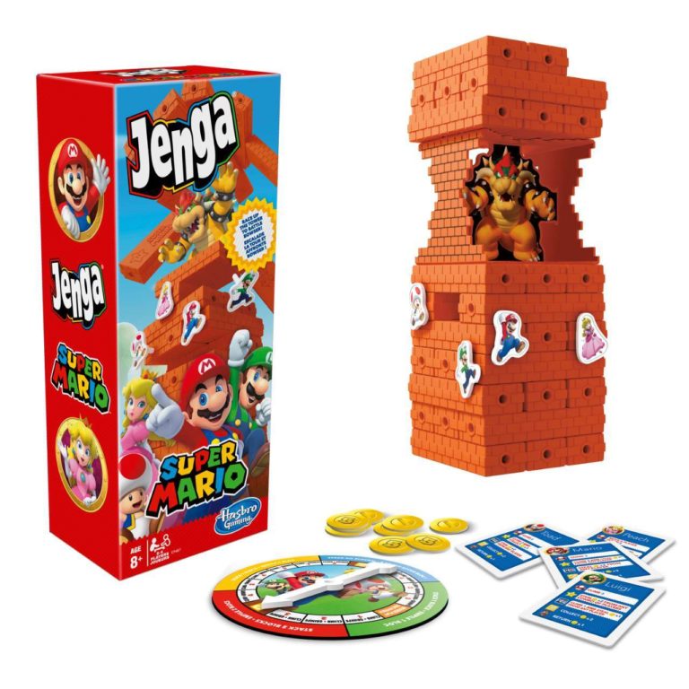 A coleção Mario 3D 'será anunciada em breve', de acordo com um novo relatório - OS REMASTERIZADORES DE MARIO SWITCH CELEBRARÃO O 35º ANIVERSÁRIO DE MARIO Mario-35-Jenga-768x768