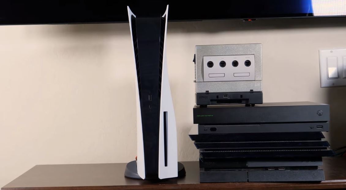 Ali TA Tech on X: Size comparison of PS5 and other PlayStation devices  based on disk drive.  / X