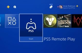 Sony has added a surprise PS5 Remote Play app to PS4