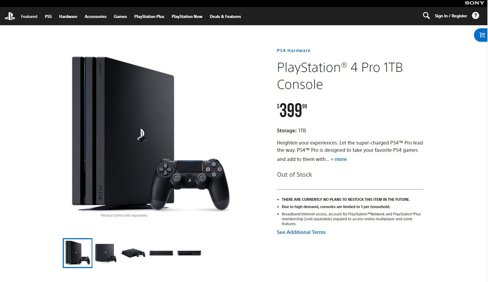 PlayStation starts selling console hardware direct to consumers