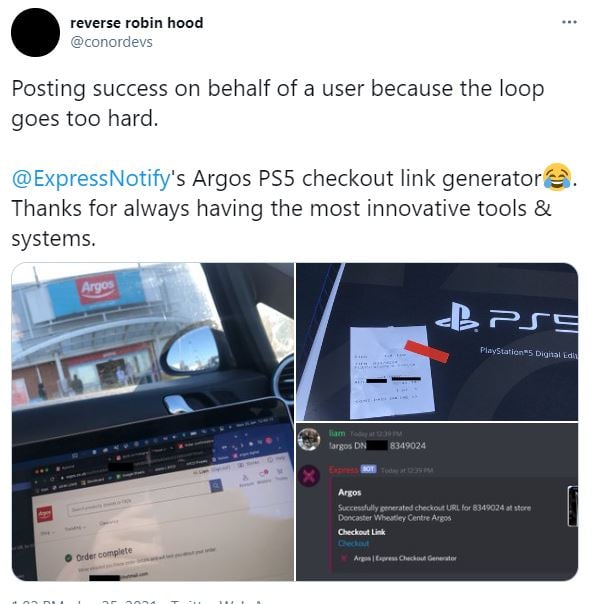 Argos ps5 order sales