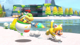 Mario 3D World’s Switch add-on has players joining forces with Bowser Jr.