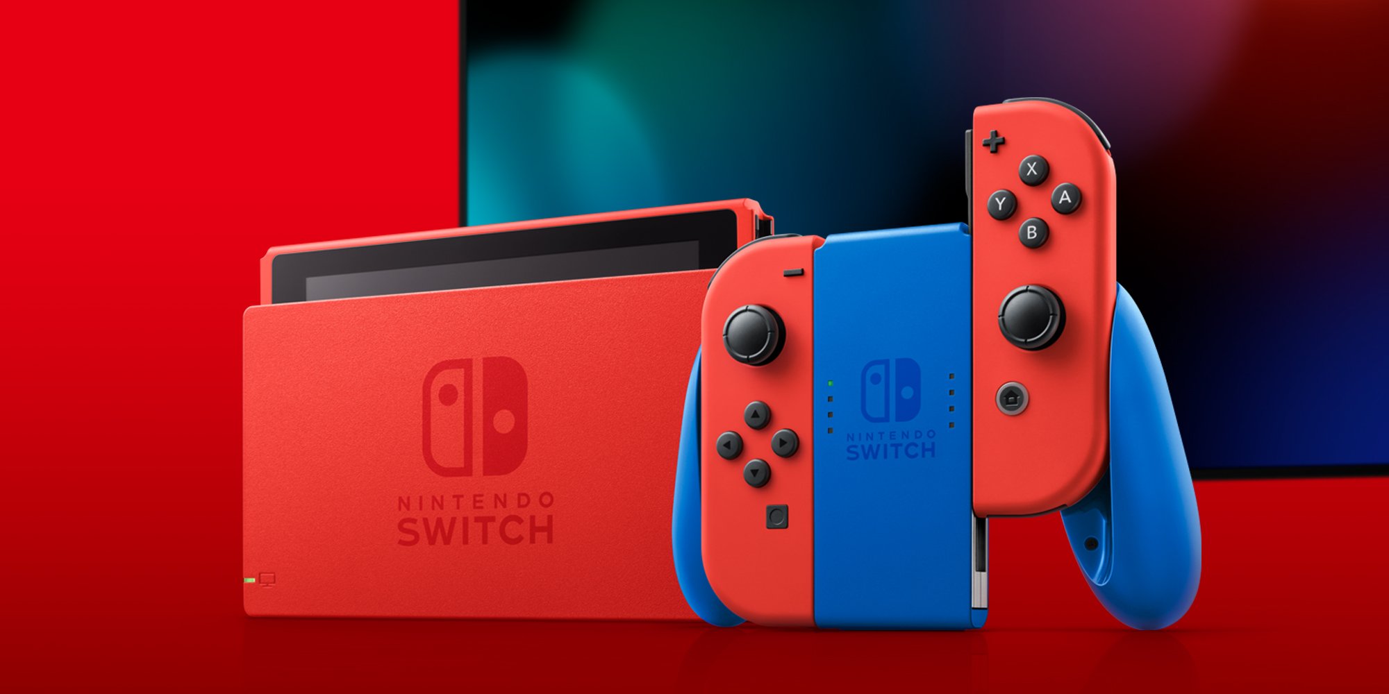 Nintendo’s new Mario edition Switch is the console’s first colour