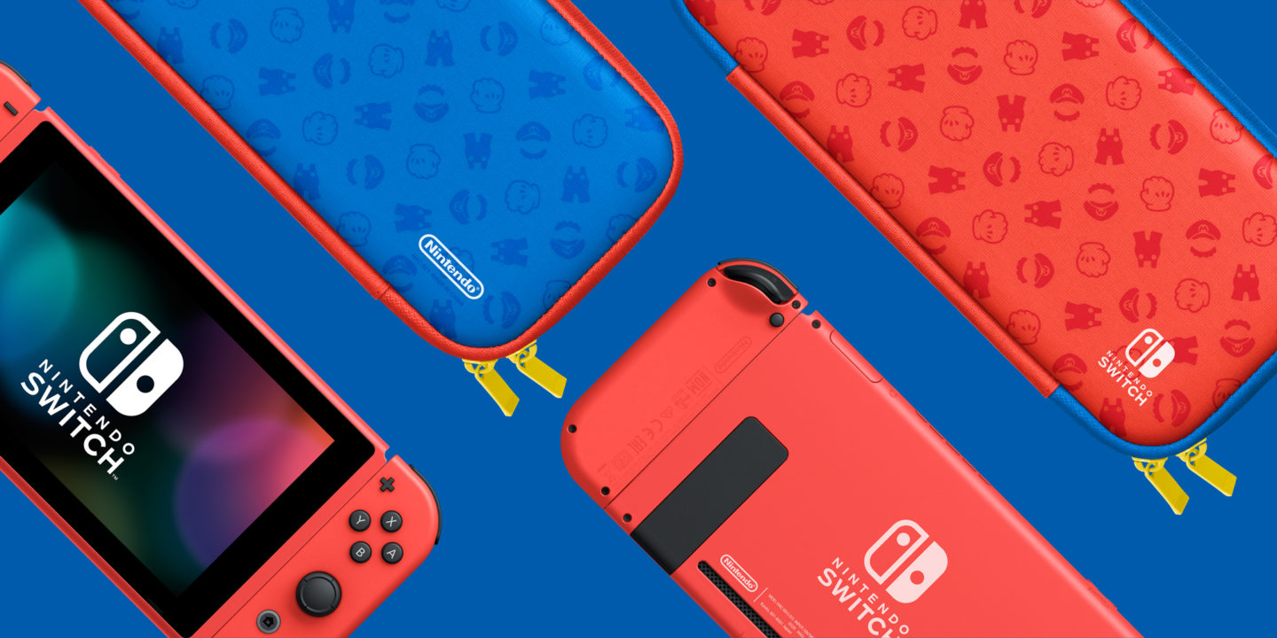 Nintendo’s new Mario edition Switch is the console’s first colour