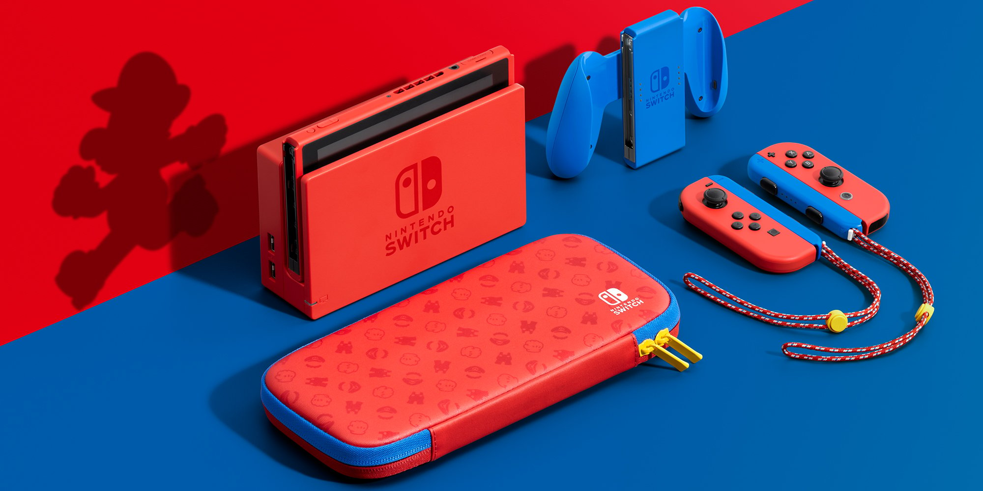 Nintendo's new Mario edition Switch is the console's first colour