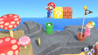 Animal Crossing’s Mario items include functioning Warp Pipes