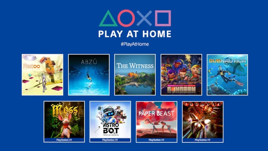 Rez and now 9 PS4 free Astro Bot VGC | are games available, including