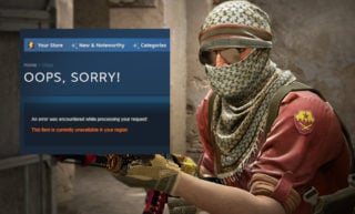 Steam users perplexed as Counter-Strike: GO and other games temporarily removed
