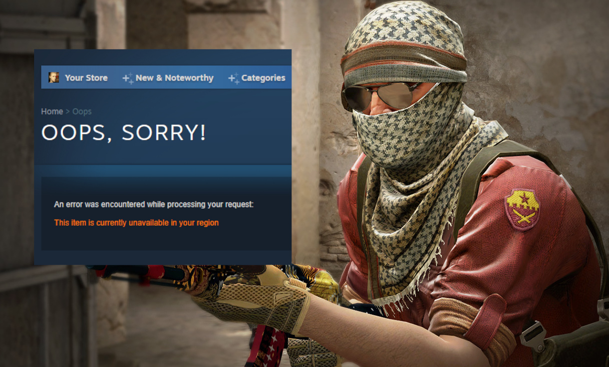 Steam accidentally removes Counter Strike: Global Offensive from its store  