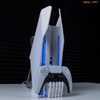 PC modder creates fully functioning water cooled PlayStation 5