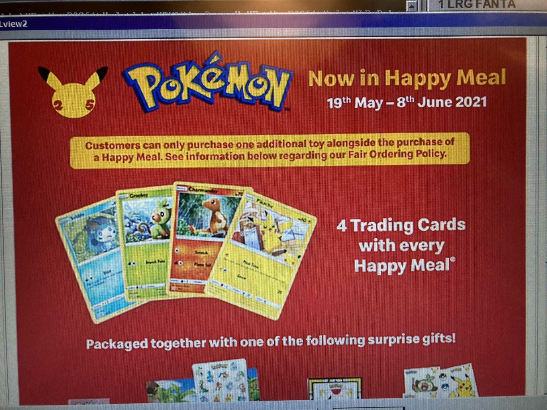 McDonald’s Pokémon UK Happy Meals confirmed to include 25th anniversary