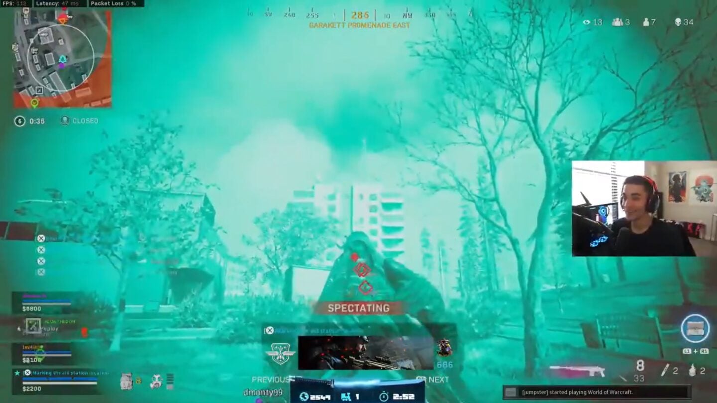 ‘Next level’ Warzone hacker auto marks opponents and equips night vision googles VGC