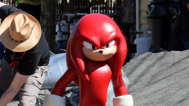 Sonic 2 movie set photos show Knuckles’ design for the first time | VGC