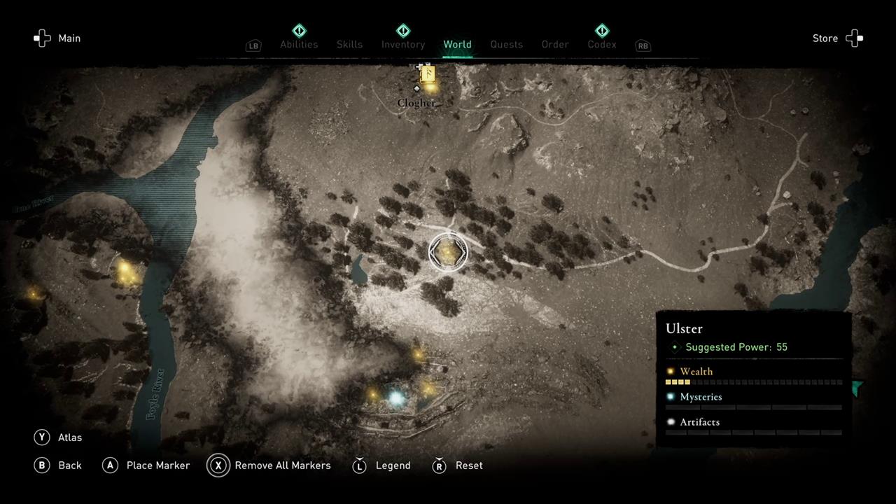 Assassin's Creed Valhalla: Wrath of the Druids - Children of Danu Locations