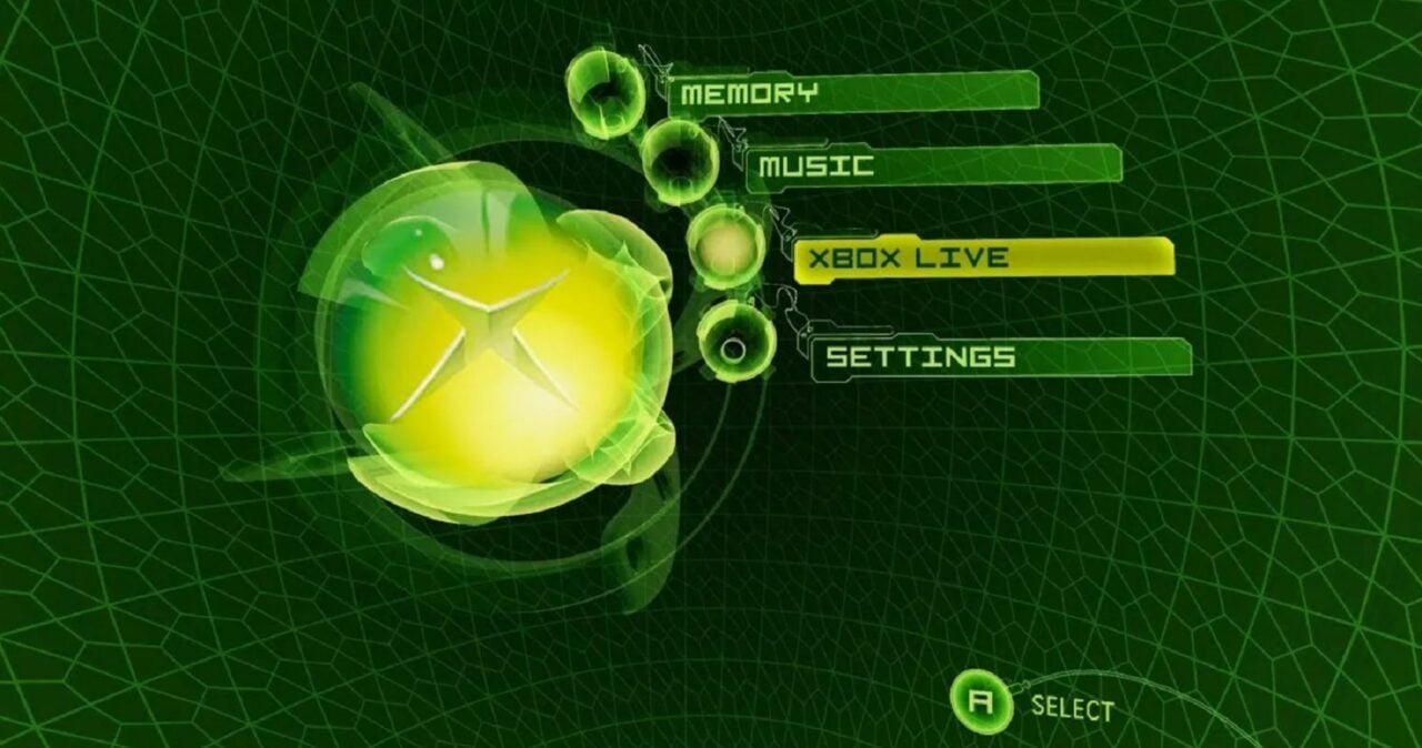 The original Xbox background is now a free dynamic theme on Series X and S VGC