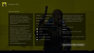 Cyberpunk is finally back on PlayStation, but Sony warns: ‘PS4 is not recommended’