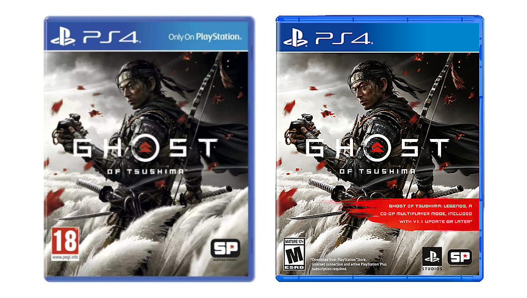 Ghost of Tsushima's new box removes 'only on PlayStation