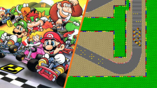 An early version of Mario Kart has been released, including a track editor