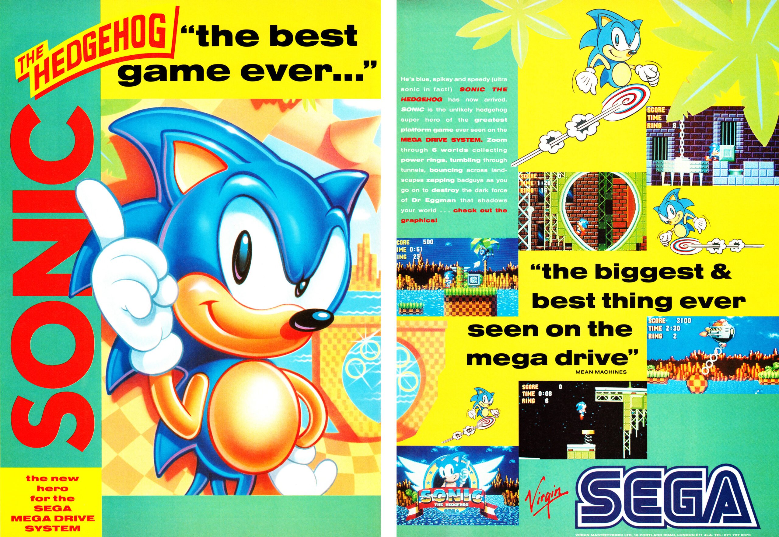 Sonic the Hedgehog is 18 today, Games