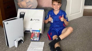 Footballer Marcus Rashford sent a 9-year-old boy a PS5 for charity work