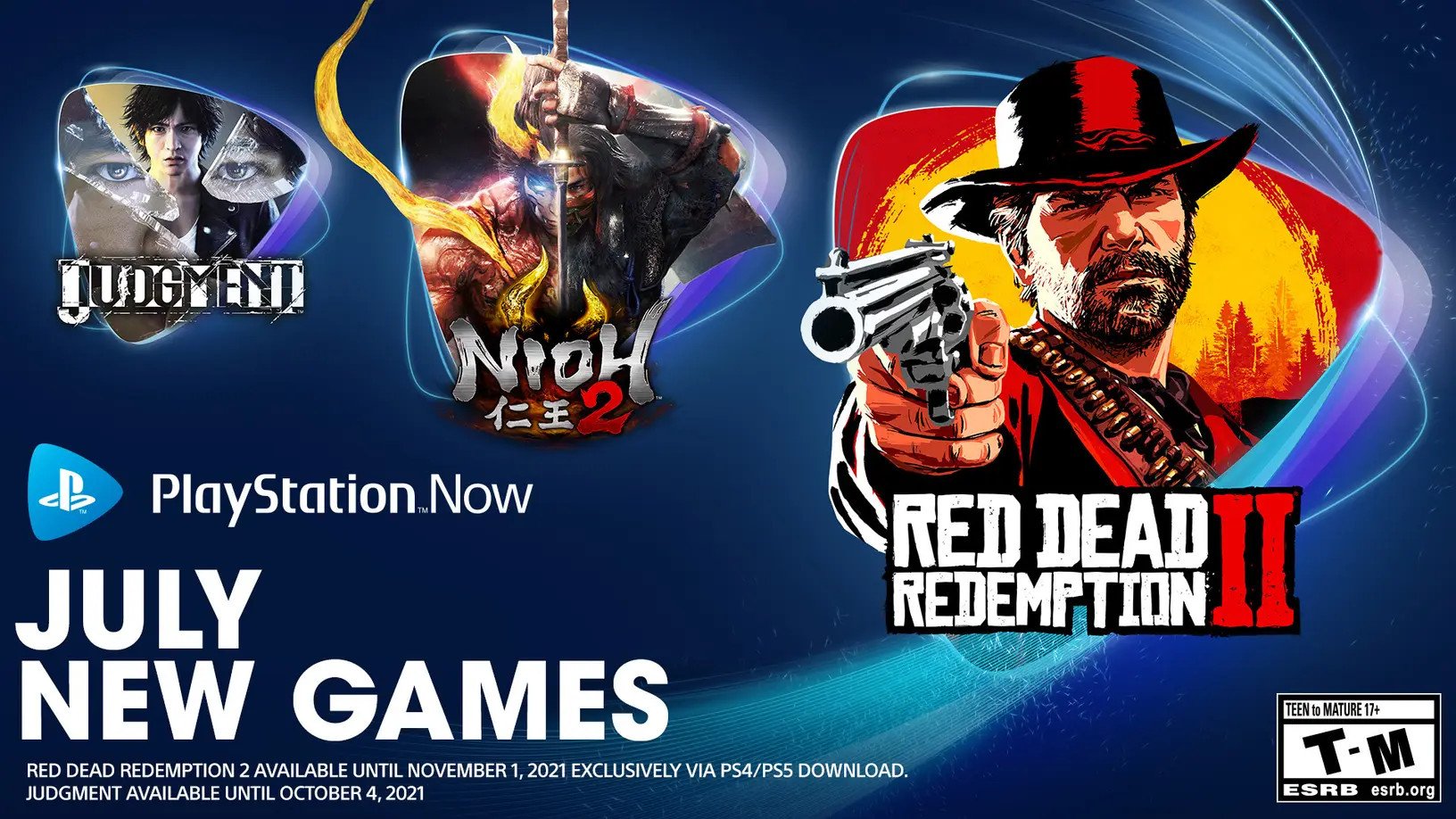 July's PlayStation games Red Dead Redemption 2 and Judgment | VGC