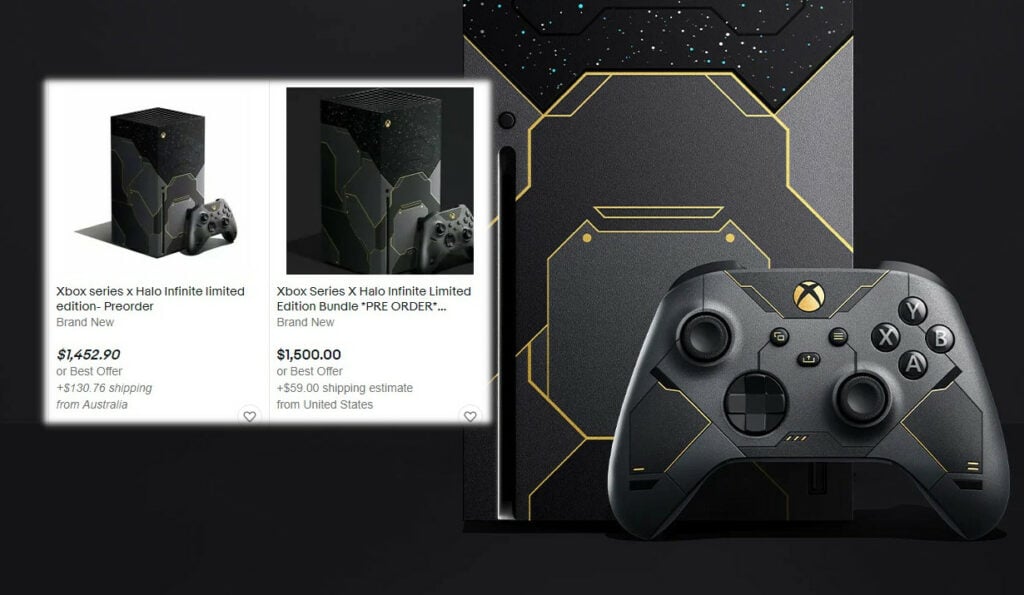 The Halo Xbox Series X is already sold out and being listed on eBay for