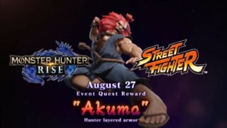 Monster Hunter Rise’s next crossover DLC adds Street Fighter’s Akuma