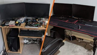 How upgrading my PC desk made life less stressful, even though it landed on my head