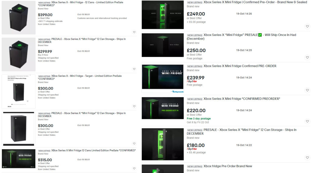 Scalpers snap up Xbox mini fridges as preorders sell out in minutes VGC
