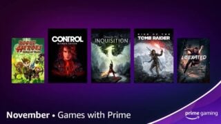 November’s Prime Gaming free titles include Control, Dragon Age and Tomb Raider games