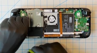 The official Steam Deck teardown video warns users not to open it up