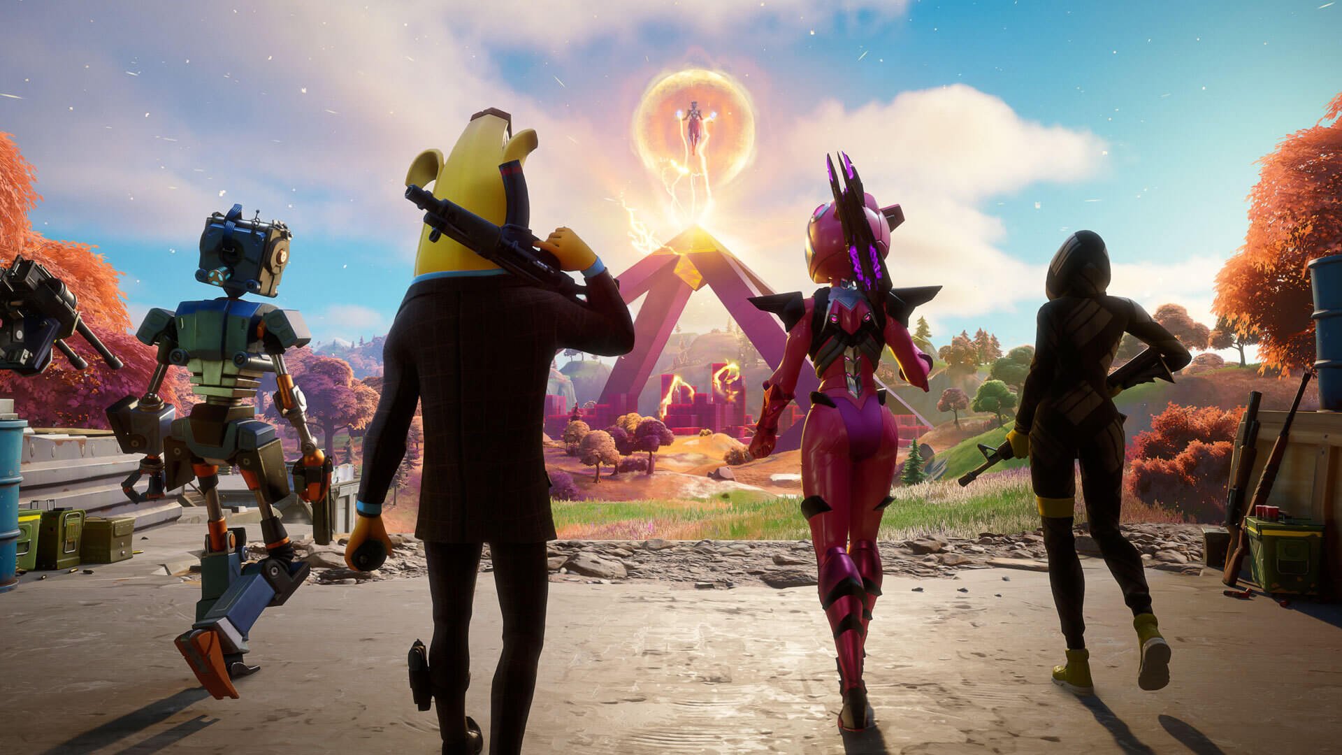 Did Anybody See A Cloud in The Sky and People Is Dancing in Fortnite Lego